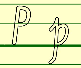 p书写格式英文字母图片