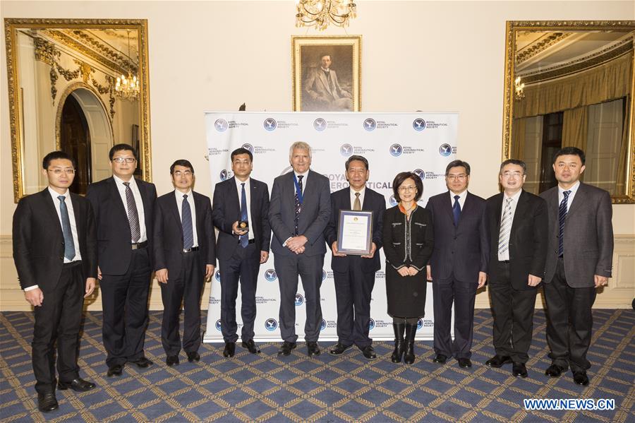 153年来第一次：中国团队获得英国皇家航空学会团队金奖