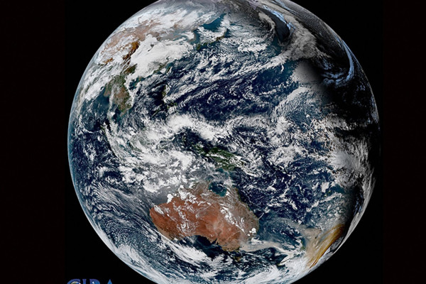 来自太空的图像，显示了澳大利亚丛林大火的严重程度