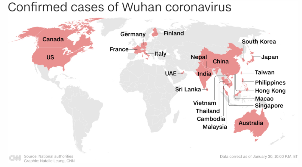 这种致命的新型冠状病毒开始在美国蔓延