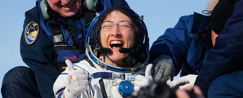 刚刚，NASA宇航员克里斯蒂娜·科赫，正式打破了一项新的太空飞行记录