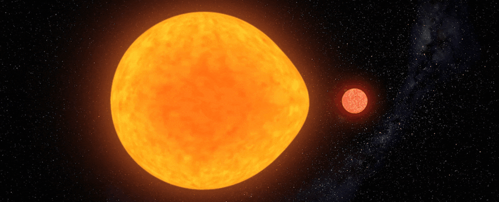 天文学家们发现了一种奇特的新型恒星，它只在一侧脉动