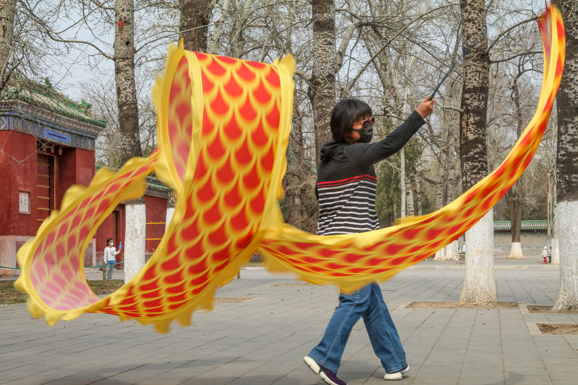 冠状病毒让人们禁入北京的公园。现在他们又回来了
