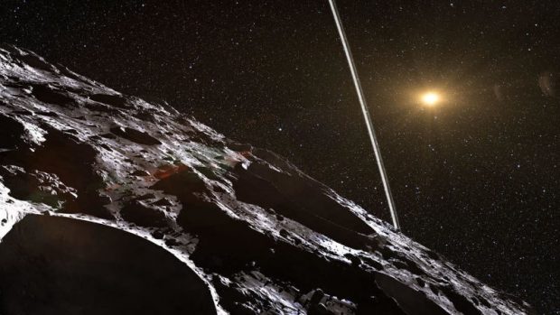 天文学家在太阳系外发现了一群岩石