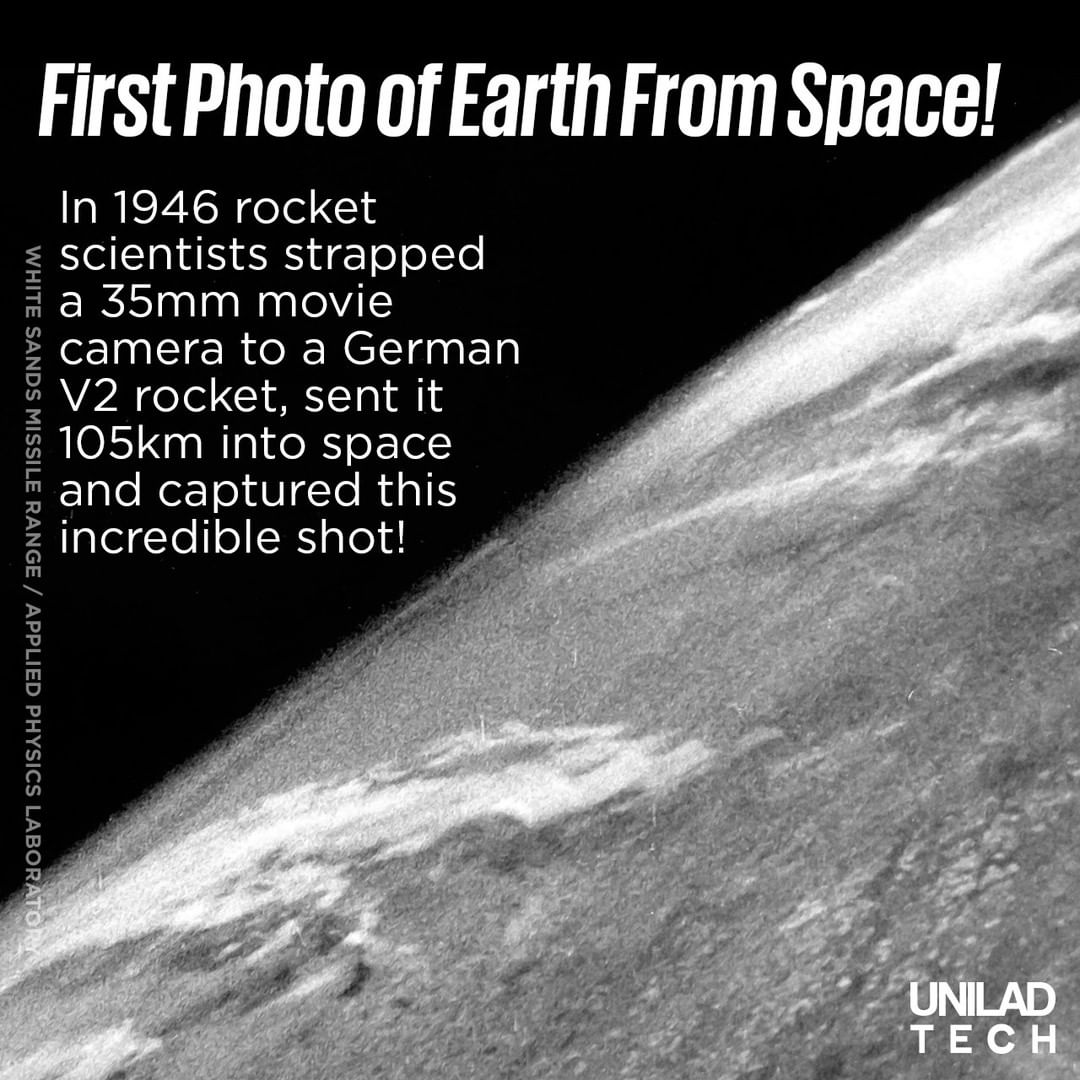 这是第一张从外太空拍摄的地球照片